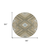 8' Beige Gray And Ivory Round Tribal Washable Indoor Outdoor Area Rug