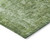 9' X 12' Olive Green And Artichoke Green Abstract Washable Indoor Outdoor Area Rug
