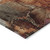 10' X 14' Khaki And Blush Floral Washable Indoor Outdoor Area Rug