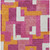 10' X 14' Pink Ivory And Orange Geometric Washable Indoor Outdoor Area Rug