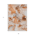 8' X 10' Orange and Ivory Abstract Washable Indoor Outdoor Area Rug