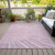 10' X 14' Blush Pink And Mauve Abstract Washable Indoor Outdoor Area Rug - Blush, Pink, Mauve