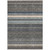 10' X 14' Taupe Beige And Pewter Striped Washable Indoor Outdoor Area Rug