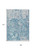 9' X 12' Teal Blue And Ivory Abstract Washable Indoor Outdoor Area Rug Transitional Style - Teal Blue, Ivory Color