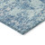 9' X 12' Teal Blue And Ivory Abstract Washable Indoor Outdoor Area Rug Transitional Style - Teal Blue, Ivory Color