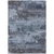 8' X 10' Blue And Charcoal Abstract Washable Indoor Outdoor Area Rug - Blue, Charcoal