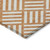 10' X 14' Orange And Ivory Geometric Washable Indoor Outdoor Area Rug