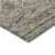 8' X 10' Brown Tan And Black Floral Washable Indoor Outdoor Area Rug