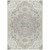 8' X 10' Ivory Beige And Gray Oriental Washable Indoor Outdoor Area Rug