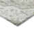 8' X 10' Ivory Beige And Gray Oriental Washable Indoor Outdoor Area Rug