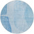 8' Denim Blue And Sky Blue Round Abstract Washable Indoor Outdoor Area Rug - 608219199289