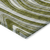 9' X 12' Olive Green Gray And Ivory Abstract Washable Indoor Outdoor Area Rug