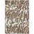 9' X 12' Chocolate Beige And Ivory Animal Print Washable Indoor Outdoor Area Rug