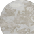 8' Taupe And Brown Round Abstract Washable Indoor Outdoor Area Rug