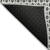 8' X 10' Ivory And Black Floral Washable Indoor Outdoor Area Rug