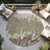 8' Beige And Taupe Round Abstract Washable Indoor Outdoor Area Rug - Beige, Taupe