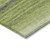 9' X 12' Lime Green Ivory And Black Abstract Washable Indoor Outdoor Area Rug