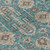 9' X 12' Teal Blue Aqua And Beige Oriental Washable Indoor Outdoor Area Rug