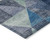 9' X 12' Beige Navy Blue And Orange Geometric Washable Indoor Outdoor Area Rug