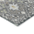 8' X 10' Charcoal Ivory And Green Oriental Washable Indoor Outdoor Area Rug