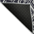 8' X 10' Black And Ivory Geometric Washable Indoor Outdoor Area Rug