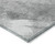 8' X 10' Gray And Charcoal Striped Washable Indoor Outdoor Area Rug