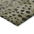 8' Brown Gray And Ivory Round Abstract Washable Indoor Outdoor Area Rug