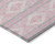 10' X 14' Pink Ivory And Gray Geometric Washable Indoor Outdoor Area Rug