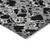 8' Black And Gray Round Abstract Washable Indoor Outdoor Area Rug - Black, Gray