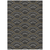 9' X 12' Black Ivory And Gold Geometric Washable Indoor Outdoor Area Rug
