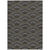 9' X 12' Black Ivory And Gold Geometric Washable Indoor Outdoor Area Rug