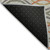 10' X 14' Orange Ivory And Gray Abstract Washable Indoor Outdoor Area Rug