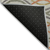 10' X 14' Orange Ivory And Gray Abstract Washable Indoor Outdoor Area Rug