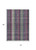 10' X 14' Plum Eggplant And Gray Plaid Washable Indoor Outdoor Area Rug