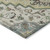 10' X 14' Beige Green And Brown Oriental Washable Indoor Outdoor Area Rug