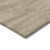 9' X 12' Khaki And Brown Abstract Washable Indoor Outdoor Area Rug