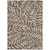 10' X 14' Brown And Beige Floral Washable Indoor Outdoor Area Rug - Brown, Beige