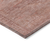 9' X 12' Terra Cotta And Salmon Aztec Washable Indoor Outdoor Area Rug