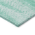 10' X 14' Aqua Teal Blue And Ivory Botanical Leaves Washable Indoor Outdoor Area Rug