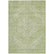 8' X 10' Sage And Ivory Oriental Washable Indoor Outdoor Area Rug