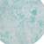 8' Aqua Teal Blue And Ivory Round Floral Washable Indoor Outdoor Area Rug