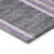 8' X 8' Purple and Black Round Abstract Washable Indoor Outdoor Area Rug