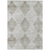 9' X 12' Gray Geometric Washable Non Skid Indoor Outdoor Area Rug