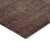 9' X 12' Teal Blue Chocolate And Charcoal Ombre Washable Indoor Outdoor Area Rug