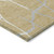 8' X 10' Gold And Beige Abstract Washable Indoor Outdoor Area Rug Transitional Style - Gold, Beige Color