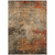 10' X 14' Khaki Brown And Copper Abstract Washable Indoor Outdoor Area Rug