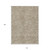 10' X 14' Beige And Brown Abstract Washable Indoor Outdoor Area Rug Transitional Style - Beige, Brown Color