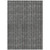 10' X 14' Gray And Silver Striped Washable Indoor Outdoor Area Rug