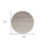8' Brown And Ivory Round Ombre Washable Indoor Outdoor Area Rug