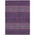 5' X 8' Purple Pink And Yellow Tribal Washable Indoor Outdoor Area Rug